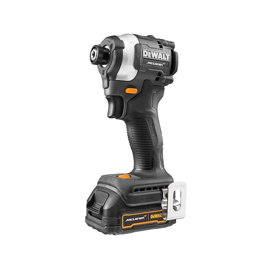 Dewalt (DCF85ME2GT-QW) 18V XR Brushless Compact Impact Driver - DEWALT x McLaren F1 Team LIMITED Edition - 2 X 1.7Ah POWERSTACK Battery