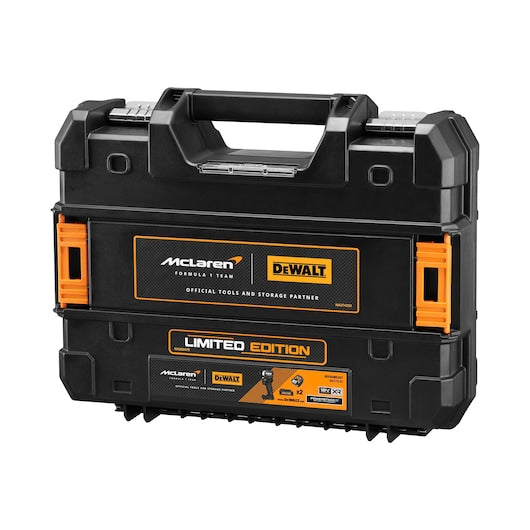 Dewalt (DCF85ME2GT-QW) 18V XR Brushless Compact Impact Driver - DEWALT x McLaren F1 Team LIMITED Edition - 2 X 1.7Ah POWERSTACK Battery