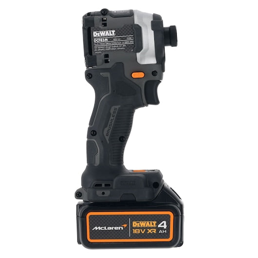 Dewalt (DCF85MM1T-QW) DEWALT® x McLaren F1 Team 18V XR® Brushless 1/4" Impact Driver - 1 x 4Ah