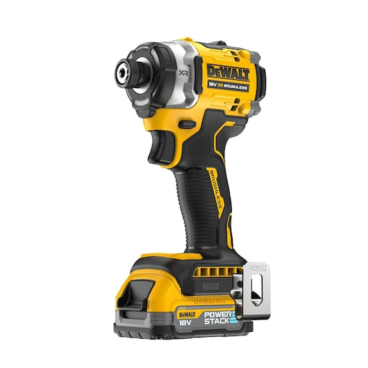Dewalt (DCF860E2T-QW) 18V XR® Brushless 1/4" Premium Impact Driver - 2 x POWERSTACK 1.7Ah