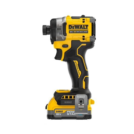 Dewalt (DCF860E2T-QW) 18V XR® Brushless 1/4" Premium Impact Driver - 2 x POWERSTACK 1.7Ah
