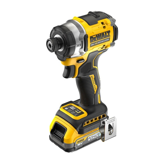 Dewalt (DCF860E2T-QW) 18V XR® Brushless 1/4" Premium Impact Driver - 2 x POWERSTACK 1.7Ah