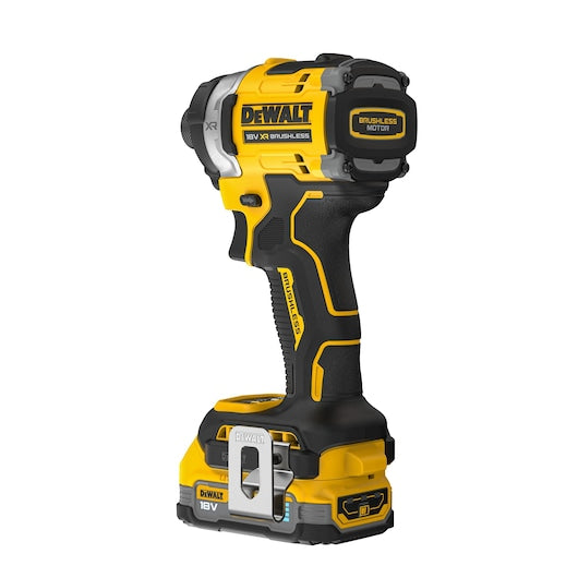 Dewalt (DCF860E2T-QW) 18V XR® Brushless 1/4" Premium Impact Driver - 2 x POWERSTACK 1.7Ah
