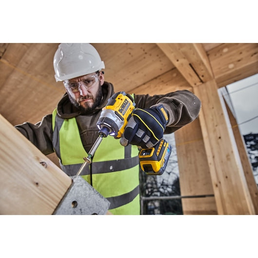 Dewalt (DCF860NT-XJ) Atornillador de impacto premium sin escobillas XR de 18 V y 1/4" (solo herramienta)