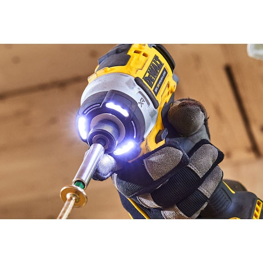Dewalt (DCF860NT-XJ) Atornillador de impacto premium sin escobillas XR de 18 V y 1/4" (solo herramienta)
