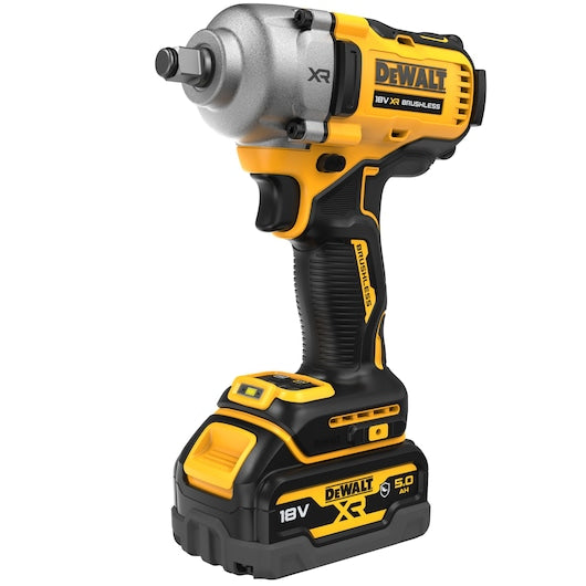 Dewalt (DCF891P2G-QW) 18V XR® Brushless 1/2" Hog Ring Mid Torque Impact Wrench - 2 x 5Ah