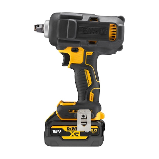 Dewalt (DCF891P2G-QW) 18V XR® Brushless 1/2" Hog Ring Mid Torque Impact Wrench - 2 x 5Ah