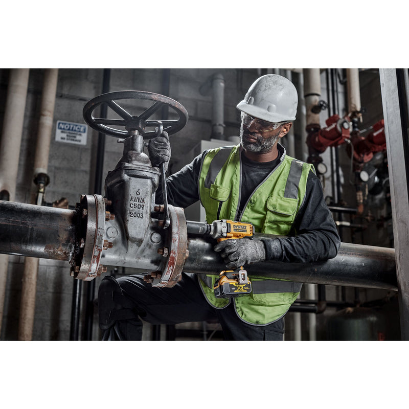 Dewalt (DCF891P2T-QW) 18V XR Brushless 1/2" Hog Ring Mid Torque Impact Wrench - 2 x 5Ah