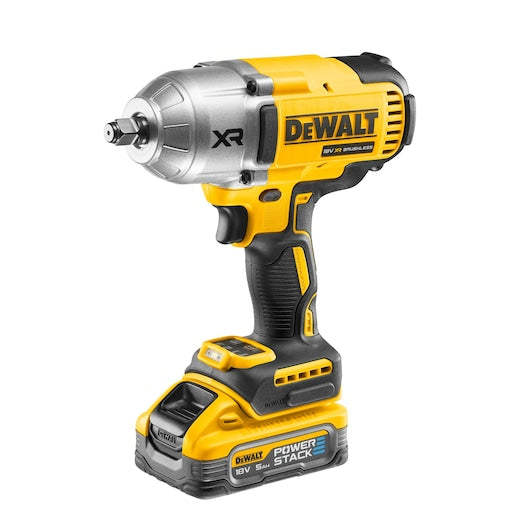 Chave de Impacto 18V XR 1/2" 1.396Nm + 2x5.0Ah Dewalt (DCF900H2T-QW)