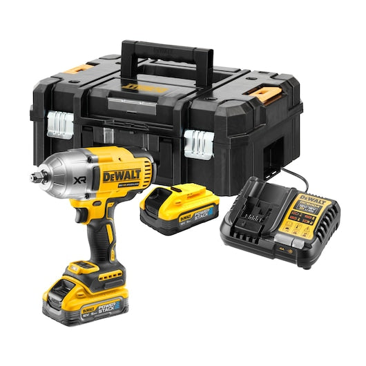 Chave de Impacto 18V XR 1/2" 1.396Nm + 2x5.0Ah Dewalt (DCF900H2T-QW)
