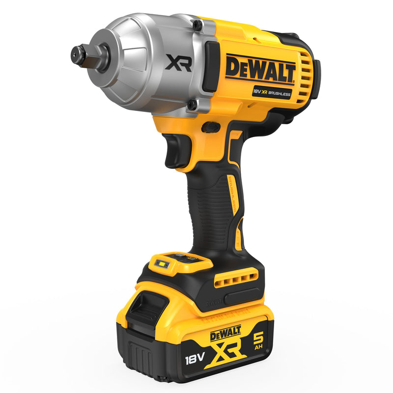 Dewalt (DCF900P2T-QW) 18V XR Brushless 1/2" Hog Ring High Torque Impact Wrench - 2 x 5Ah