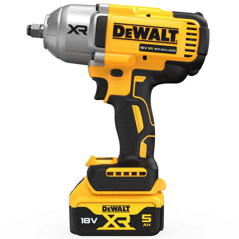 Dewalt (DCF900P2T-QW) 18V XR Brushless 1/2" Hog Ring High Torque Impact Wrench - 2 x 5Ah