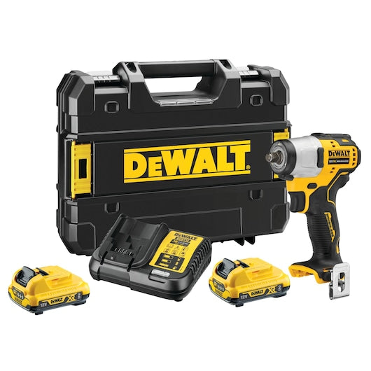 Dewalt (DCF902D2-QW) 12V XR Brushless Sub-Compact 3/8" Impact Wrench - 2 X 2Ah