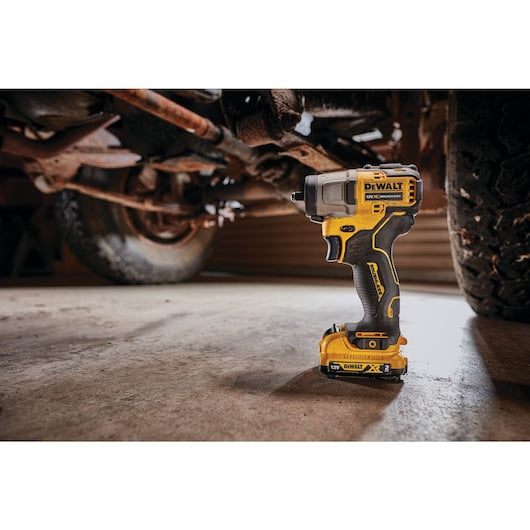 Dewalt (DCF902D2-QW) 12V XR Brushless Sub-Compact 3/8" Impact Wrench - 2 X 2Ah
