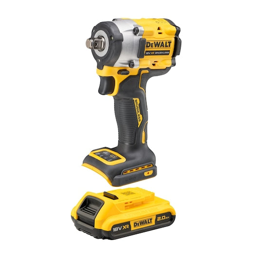 Dewalt (DCF921D2T-QW) 18V XR® Brushless 1/2" Hog Ring Compact Impact Wrench - 2 x 2Ah