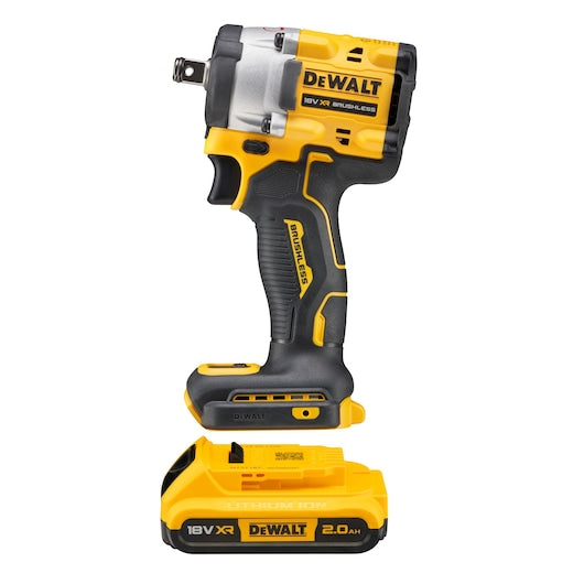 Dewalt (DCF921D2T-QW) 18V XR® Brushless 1/2" Hog Ring Compact Impact Wrench - 2 x 2Ah
