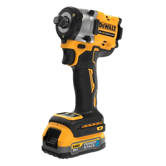 Dewalt (DCF921E2T-QW) 18V XR® Brushless 1/2" Hog Ring Compact Impact Wrench - 2 x POWERSTACK 1.7Ah