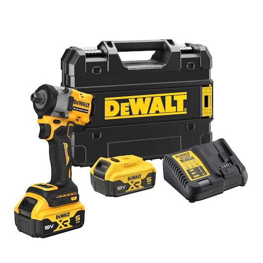 Chave de Impacto 18V XR® 1/2" 406Nm + 2x5.0Ah Dewalt (DCF922P2T-QW)