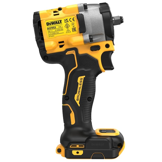 Dewalt (DCF923N-XJ) 18V XR® Brushless 3/8" Hog Ring Compact Impact Wrench - Bare Tool Only