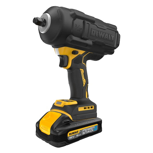 Dewalt (DCF961H2G-QW) 18V XR® Brushless 1/2" Hog Ring Premium High Torque Impact Wrench - 2 x POWERSTACK 5Ah