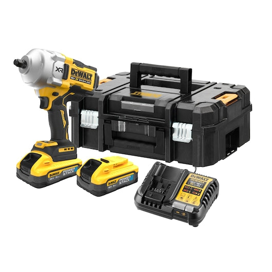 Chave de Impacto 18V XR 1/2" 1.626Nm + 2x5.0Ah Dewalt (DCF961H2T-QW)