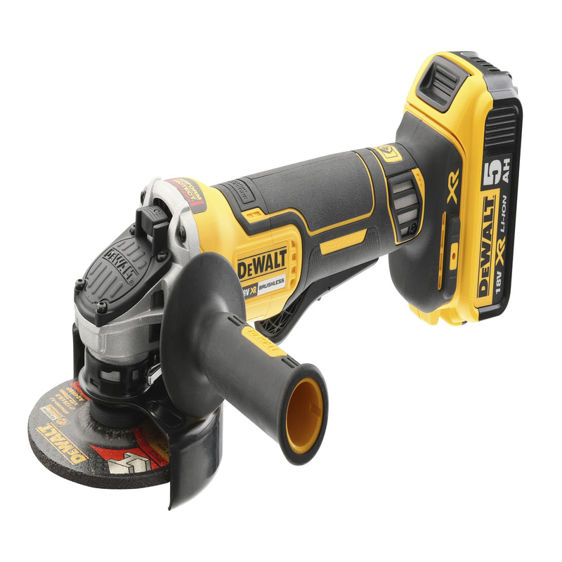 Dewalt (DCG406N-XJ) 18V XR Brushless 125mm Paddle Switch Angle Grinder (tool only)
