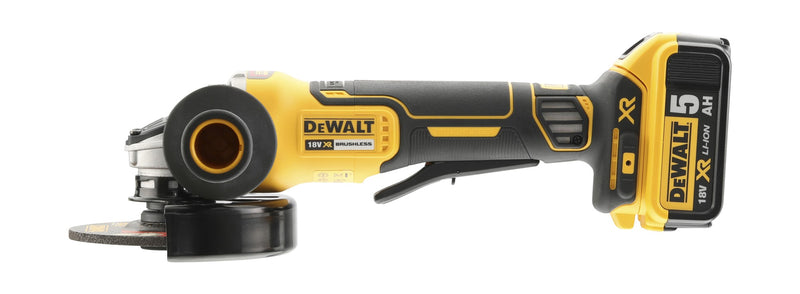 Dewalt (DCG406N-XJ) 18V XR Brushless 125mm Paddle Switch Angle Grinder (tool only)