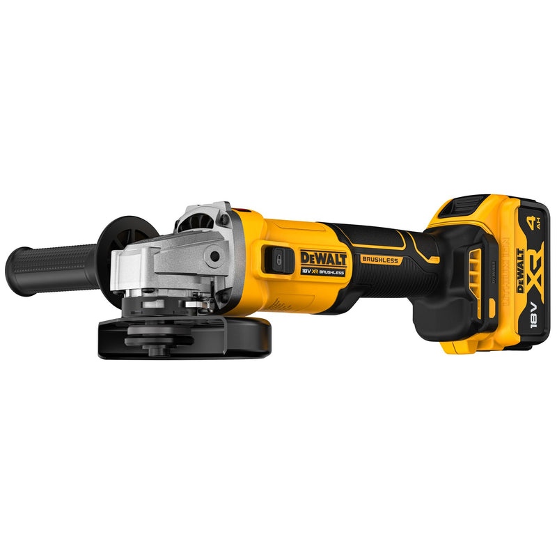 Rebarbadora angular de pá sem escovas Dewalt (DCG407M2T-QW) 18V XR de 125 mm - 2 x 4 Ah