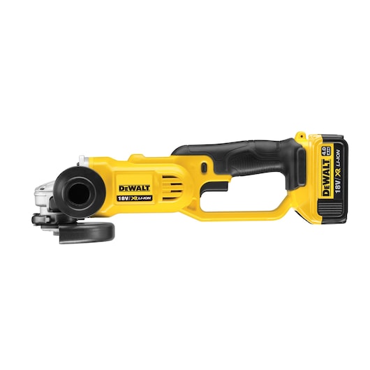 Amoladora angular Dewalt (DCG412M2-QW) XR® de 18 V y 125 mm (2 baterías de 4 Ah)