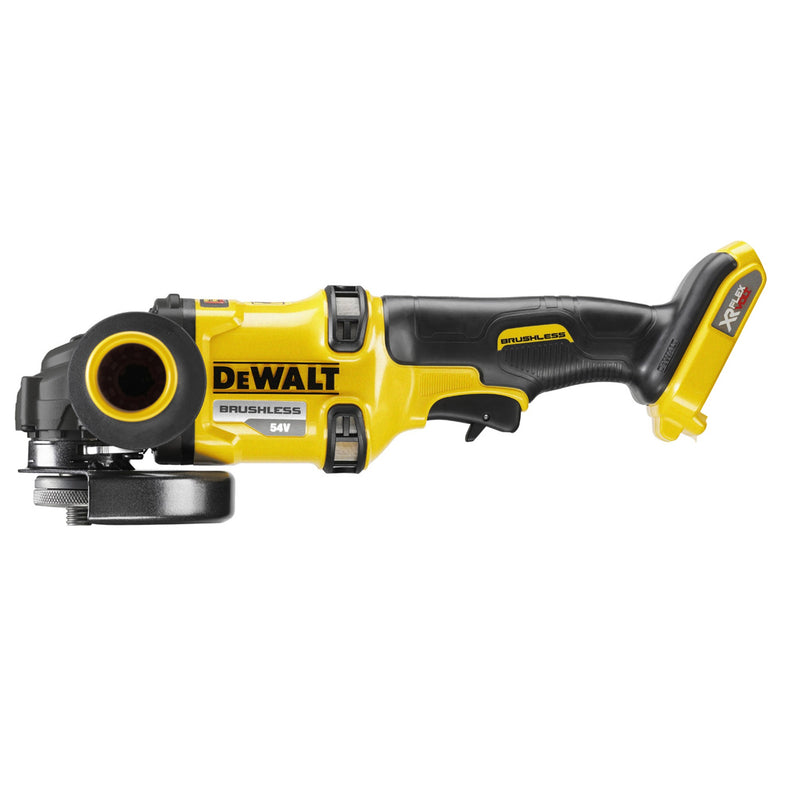 Dewalt (DCG418NT-XJ) 54V XR FLEXVOLT 125mm Side Handle Angle Grinder (tool only)