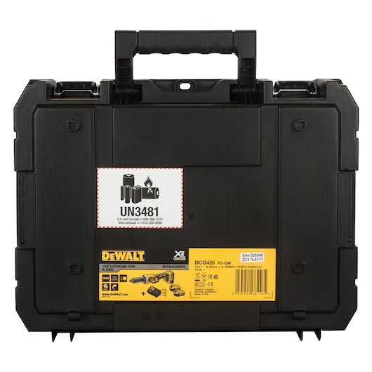 Dewalt (DCG426P2-QW) 18V XR® Brushless Die Grinder - 2 x 5Ah