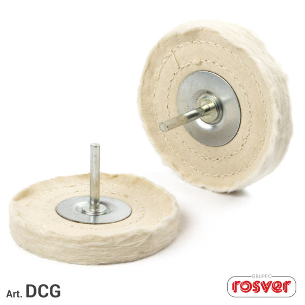 Discos de algodão Fast Grinder (DCG) com eixo