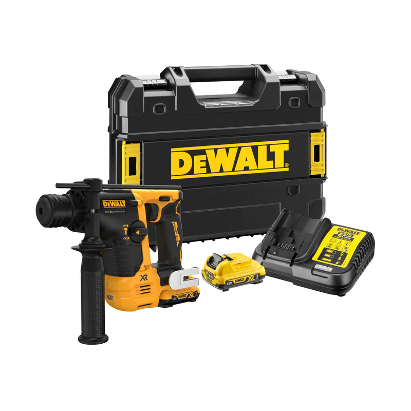Dewalt (DCH072L2-QW) 12V XR Brushless 14mm SDS-plus Hammer Drill - 2 x 3 Ah