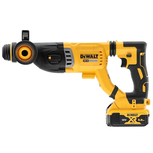 Furadeira de impacto Dewalt (DCH263P1-QW) 18V XR® sem escova, 28 mm, SDS-plus® - 1 x 5Ah