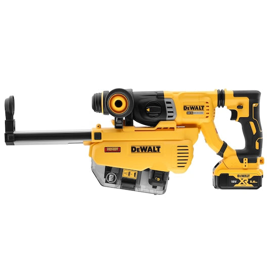 Furadeira de impacto Dewalt (DCH263P1-QW) 18V XR® sem escova, 28 mm, SDS-plus® - 1 x 5Ah