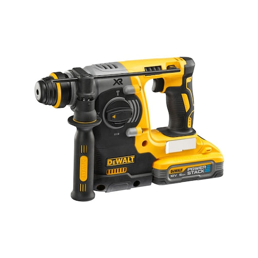 Furadeira de impacto Dewalt (DCH273H2T-QW) 18V XR® sem escova, 24 mm, SDS-plus® - 2 baterias POWERSTACK de 5 Ah