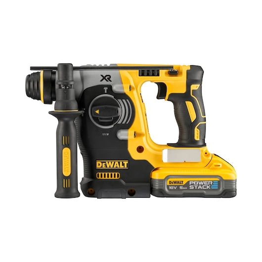 Furadeira de impacto Dewalt (DCH273H2T-QW) 18V XR® sem escova, 24 mm, SDS-plus® - 2 baterias POWERSTACK de 5 Ah