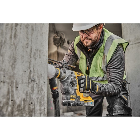 Furadeira de impacto Dewalt (DCH273H2T-QW) 18V XR® sem escova, 24 mm, SDS-plus® - 2 baterias POWERSTACK de 5 Ah