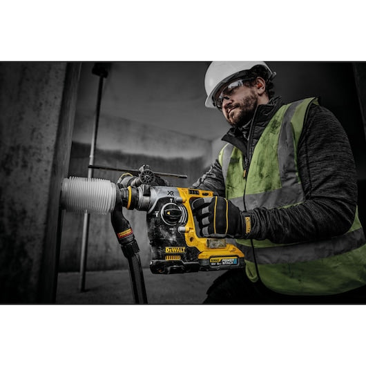 Furadeira de impacto Dewalt (DCH273H2T-QW) 18V XR® sem escova, 24 mm, SDS-plus® - 2 baterias POWERSTACK de 5 Ah