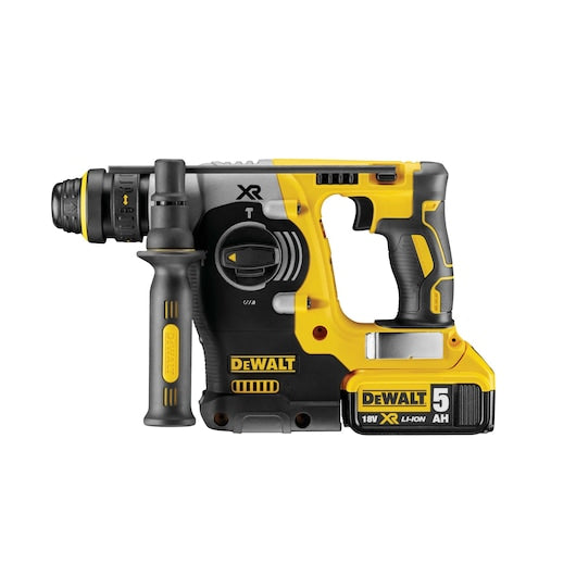 Furadeira de impacto Dewalt (DCH274P2T-QW) 18V XR® sem escova, 24 mm, SDS-plus®, com mandril de troca rápida - 2 baterias de 5 Ah