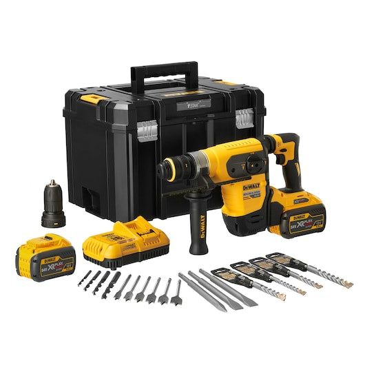 Martelo Perfurador SDS-Plus Dewalt (DCH417X2-QW) 54V XR FLEXVOLT de 32 mm com Conexão Rápida
