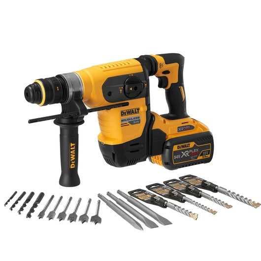 Martelo Perfurador SDS-Plus Dewalt (DCH417X2-QW) 54V XR FLEXVOLT de 32 mm com Conexão Rápida