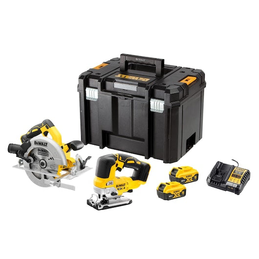 Kit combinado de 2 ferramentas Dewalt (DCK2012P2T-QW) 18V XR® sem escova - 2 x 5Ah