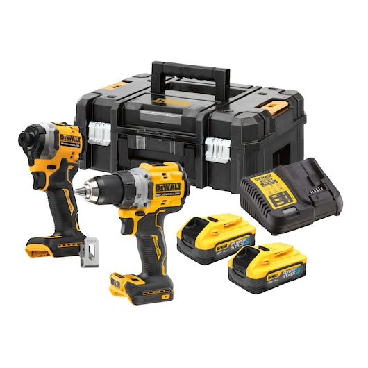 Kit combinado premium sin escobillas Dewalt (DCK2051H2T-QW) XR® de 18 V y 2 herramientas - 2 x POWERSTACK de 5 Ah