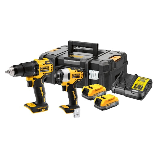 Kit combinado compacto sin escobillas de 2 herramientas XR® de 18 V Dewalt (DCK2062E2T-QW) - 2 x POWERSTACK 1.7 Ah