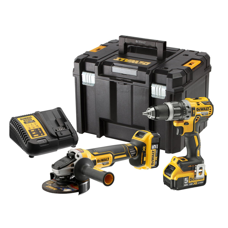 Dewalt (DCK2080P2T-QW) 18V XR 2-Tool Brushless Combo Kit - 2 x 5Ah
