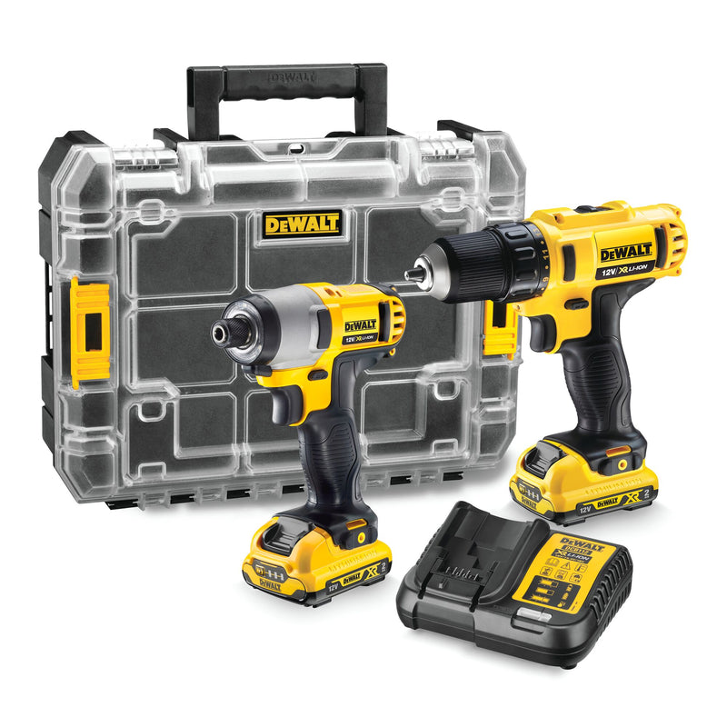 Dewalt (DCK211D2T-QW) 12V XR 2-Tool Brushless Combo Kit - 2 x 2Ah