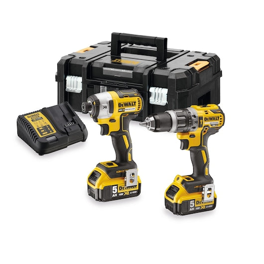 Kit combinado Dewalt (DCK266P2T-QW) 18V XR® com 2 ferramentas sem escova - 2 x 5Ah