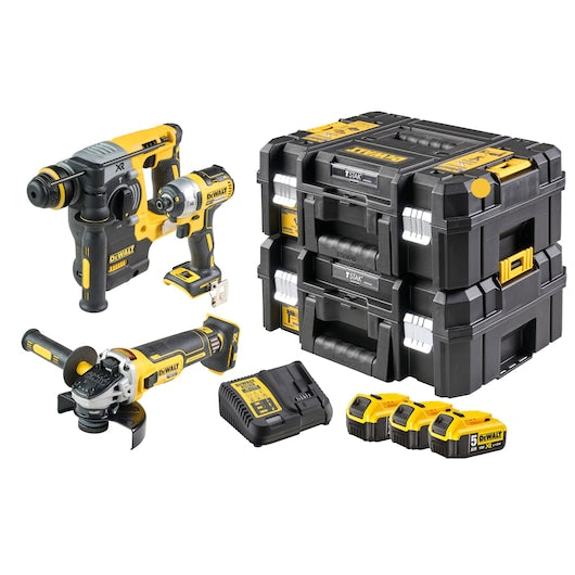 Dewalt (DCK305P3T-QW) 18V XR® 3-Tool Brushless Combo Kit - 3 x 5Ah