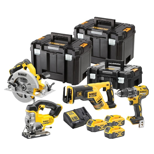 Kit de 4 baterías sin escobillas XR de 18 V Dewalt (DCK421P3T-QW) - 3 x 5 Ah